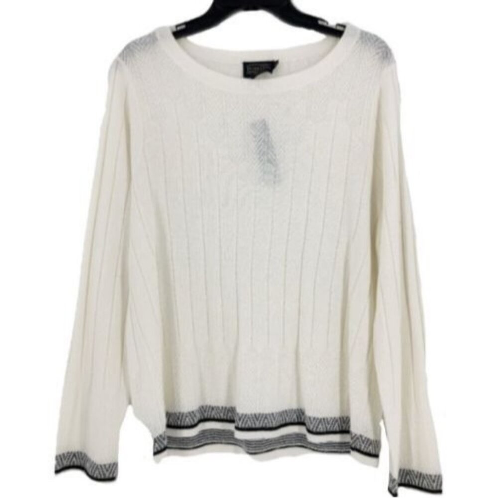 Pendleton Women's Sweater Sz PXL Lightweight Crew Neck Linen/Cotton